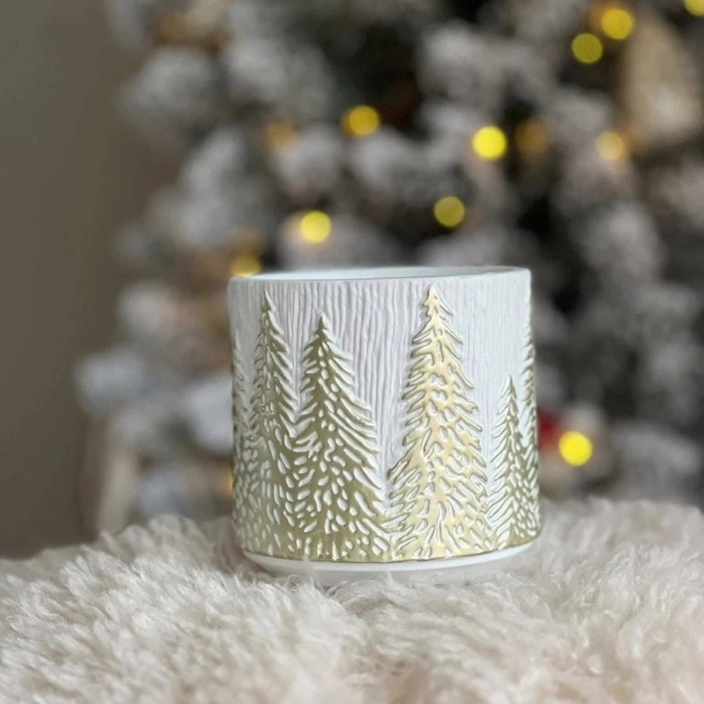 Scentsy White and Gold Tree Fan Diffuser
